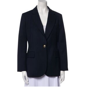 P.A.R.O.S.H. Navy Virgin Wool Blazer | size large